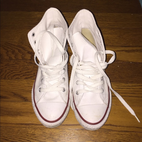 High top white converse