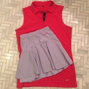 🎾NIKE Dri-Fit Lilac Tennis Skirt EUC Sz Large
