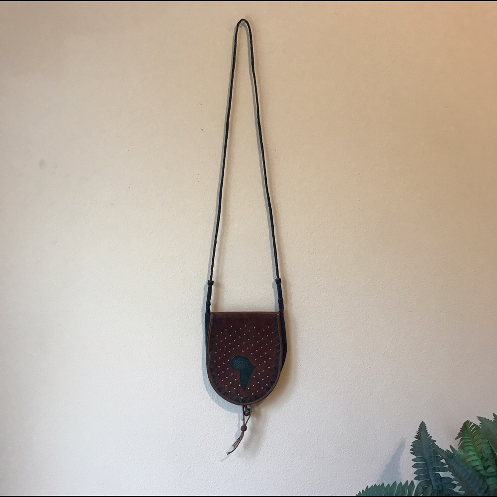 Handmade Vintage Leather Crossbody Bag