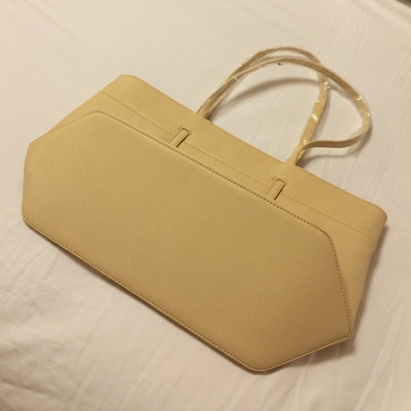 Joe's Jeans Faux Saffiano Leather "City" Tote Bag - Picture 3 of 4