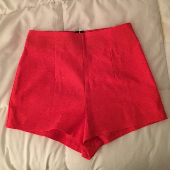 Sexy red hot shorts