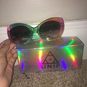 UNIF rainbow moody sunglasses