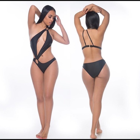 Other - Black cut-out swimsuit