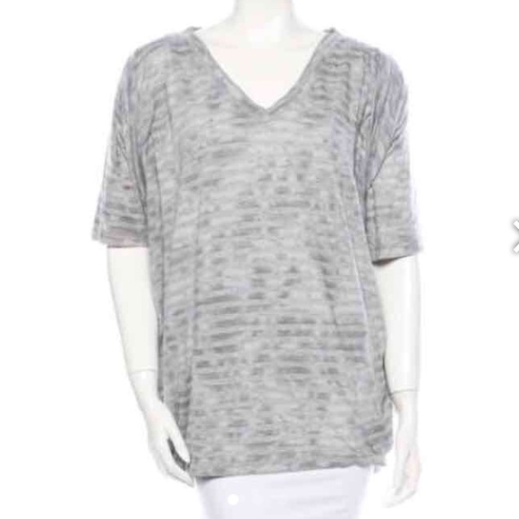 Elizabeth and James Oversized striped top Small - Picture 1 of 3