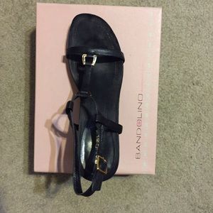 Bandolino Black Wedges, Size 7.5