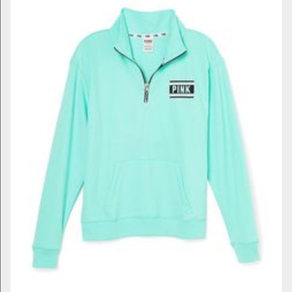 PINK Victoria's Secret Sweaters - pink 1/4 zip