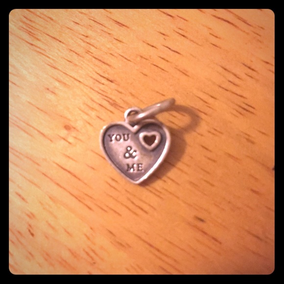 *HOLD TIL FRIDAY*"you & me" dangle pandora charm