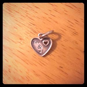 *HOLD TIL FRIDAY*"you & me" dangle pandora charm