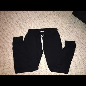 Black joggers