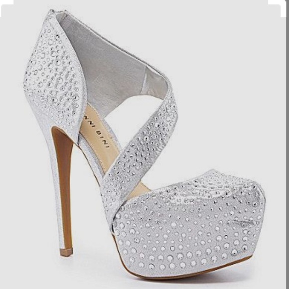 Gianni Bini Kionna Asymmetrical Platform Pumps - Picture 2 of 2