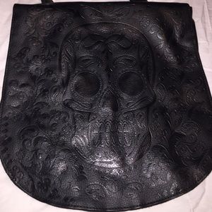Loungefly Skull Long Strap Bag