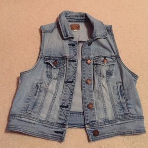 American Eagle Outfitters Jackets & Coats - American Eagle denim vest American Eagle Outfitters Jackets & Coats - American Eagle denim vest