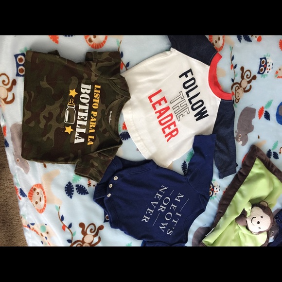 3 onesies for boy