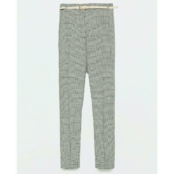 Zara checked pants