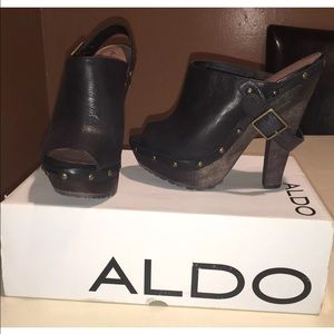 ALDO GUGLIUZZA 97 MULE HIGH HEEL SANDAL