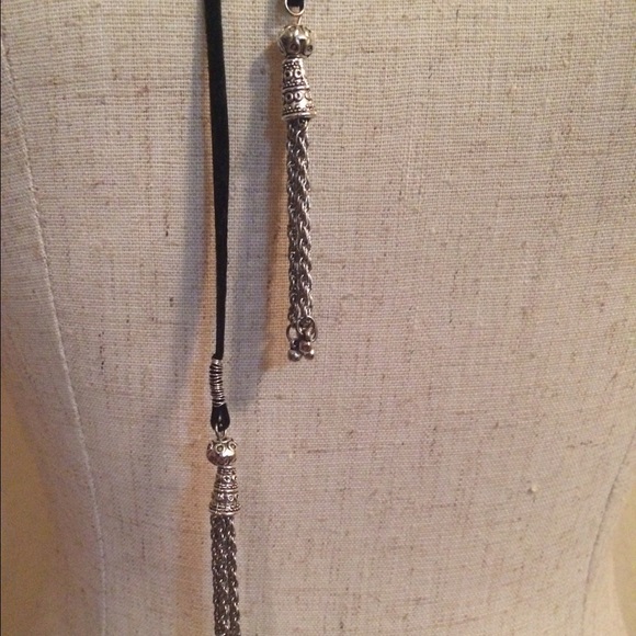 New Black wrap around with silver tassels 😍 - Picture 2 of 3