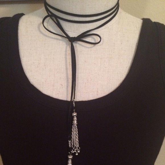 New Black wrap around with silver tassels 😍 - Picture 3 of 3