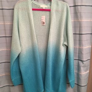 Forever 21+ Blue Ombré Wool Sweater