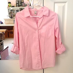 FINAL SALE Cute pink button down