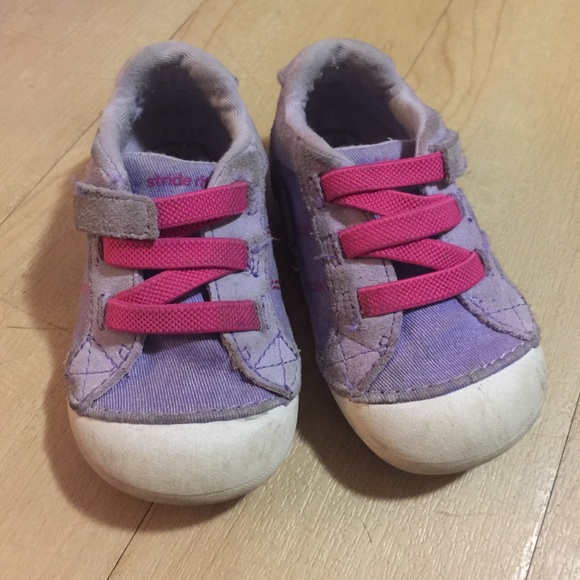 Stride Rite Purple and Pink shoes for baby girl