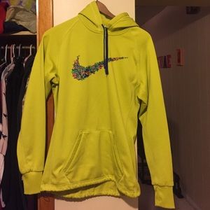 Neon Nike hoodie