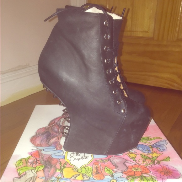 Jeffrey Campbell platform studded heels