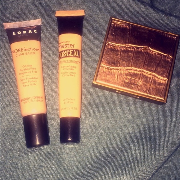 Lorac Tan Concealer, Masters Concealer, & Tarte