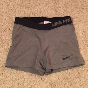 Gray Nike Pros