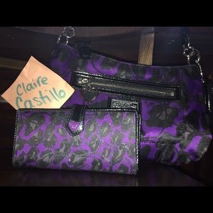 Coach wallet/bag set