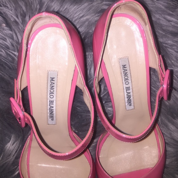 Pink Manolo Blahnik heels - Picture 2 of 6