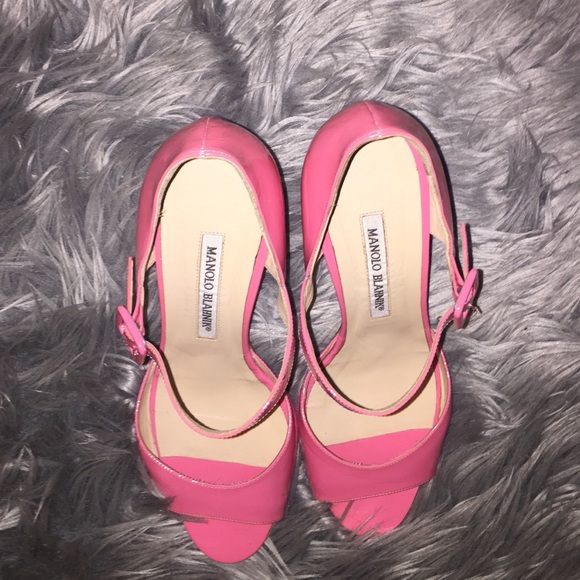 Pink Manolo Blahnik heels - Picture 3 of 6