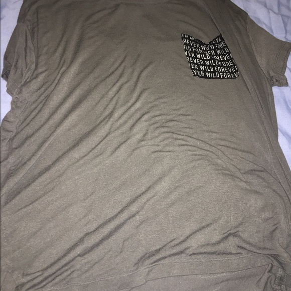 Flowy grey hollister shirt