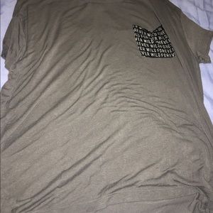 Flowy grey hollister shirt