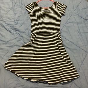 Striped skater dress/ Abercrombie and fitch