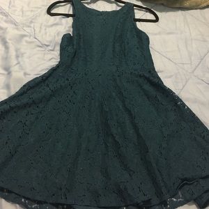 Navy laced dress