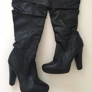 Over The Knee Jessica Simpson Leather Boots