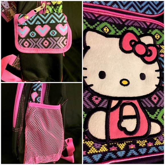 Hello Kitty Neon Backpack - Picture 2 of 2