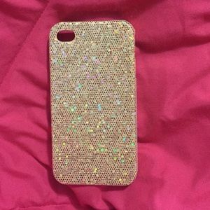iPhone 4-4s glitter hard case