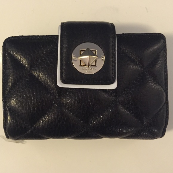 Brand new Kate Spade black quilted wallet