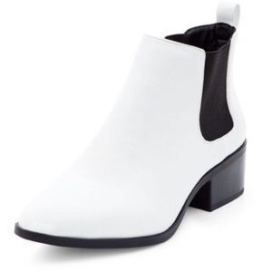 ASOS White Chelsea Boots