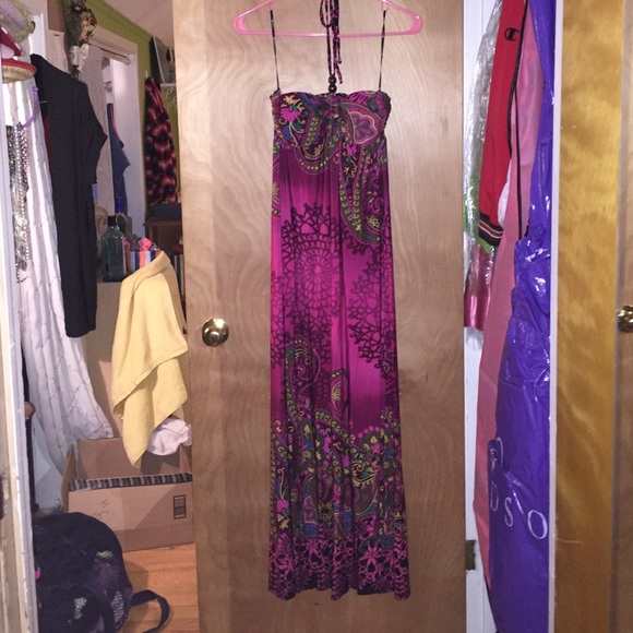 Patterned maxi dress