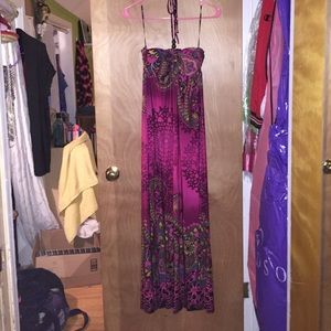 Patterned maxi dress