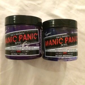 Manic Panic Ultraviolet + After Midnight Hair Dye