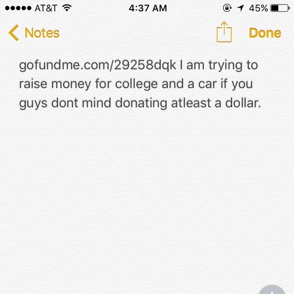 Raising money