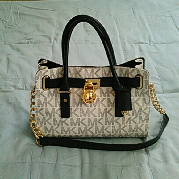 SOLD !! Michael Kors Medium logo Hamilton - Picture 2 of 4