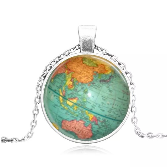 ✅(N4) WORLD MAP NECKLACE - Picture 2 of 2