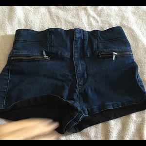 High wasted denim shorts from Forever 21
