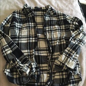 CHAMPS zip up flannel/jacket