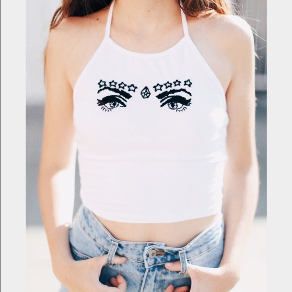 Brandy Melville Starry Eyes Halter