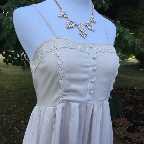 sale BEAUTIFUL LACE HEMMED MAXI 1 Med left - Picture 5 of 8